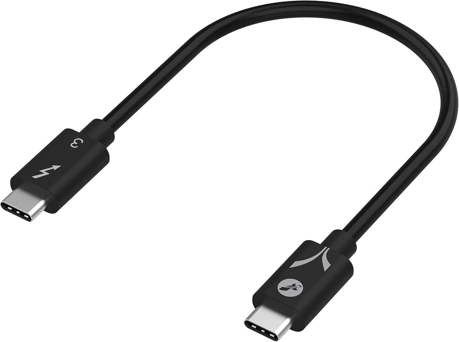 SABRENT USB C Thunderbolt 3 Cable 100W 40Gbps, USB-C TB3 Super Fast Transfer and Charging, Intel Certified, 20cm (CB-T320)