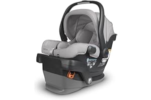UPPAbaby Mesa V2 Infant Car Seat Easy Installation + Innovative SmartSecure Technology Attaches to Stroller Base + Robust Infant Insert Included Stella (Grey Mélange)