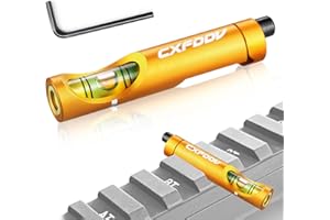 CXFDDV Scope Leveling Kit, High Precision Bubble Level with High Visibility Green Fluid & Shockproof Design - Professional Ri