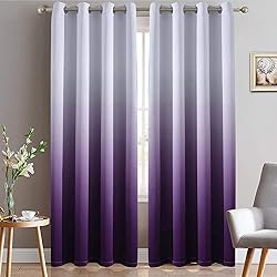 Yakamok Light Blocking Gradient Color Curtains