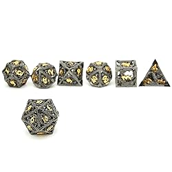 DND Dice Set Metal Dice DND Dice Gift Polyhedral