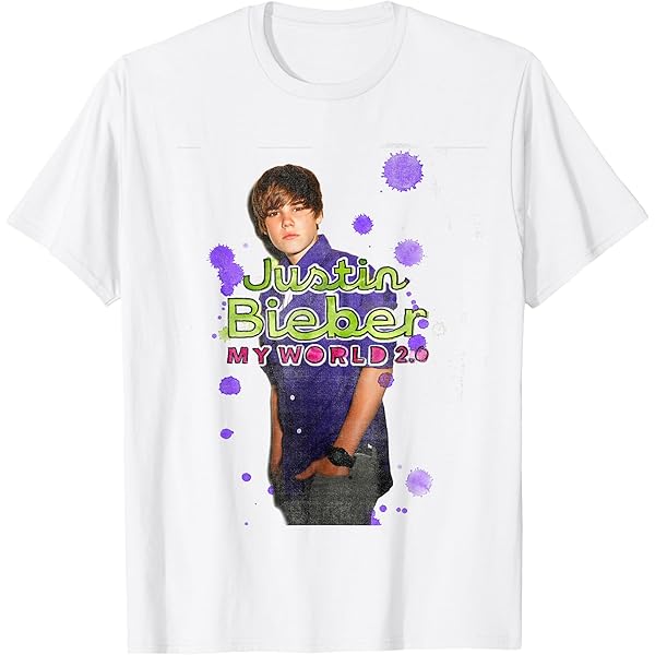 Amazon.com: Official Justin Bieber Black T-Shirt : Clothing