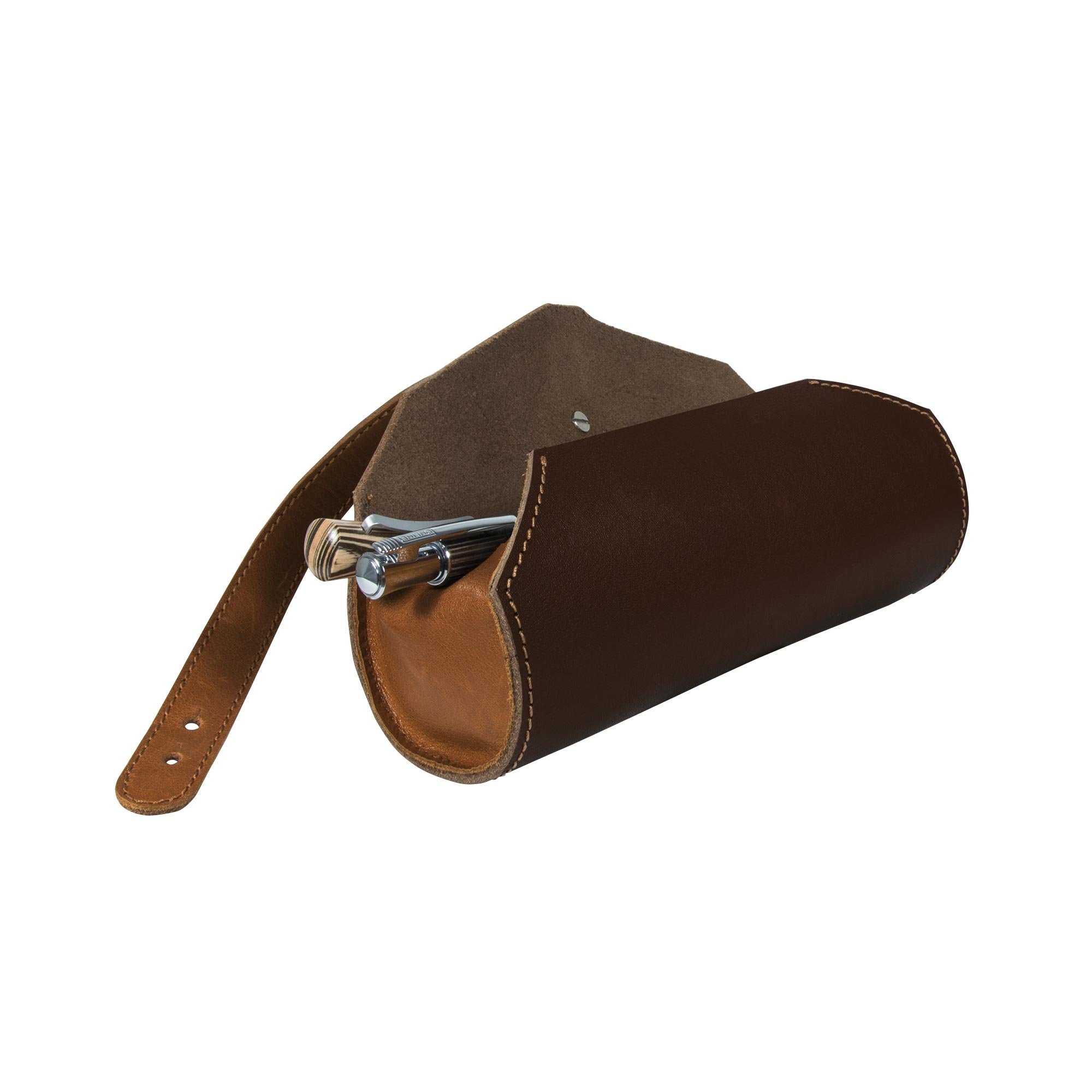 ONLINE Leather Pen Roll Pouch