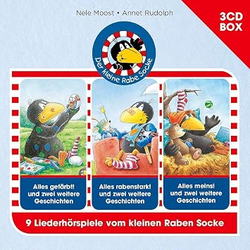 Der Kleine Rabe Socke 3 Cd Horspielbox Vol 2 Der Kleine Rabe Socke Amazon De Musik