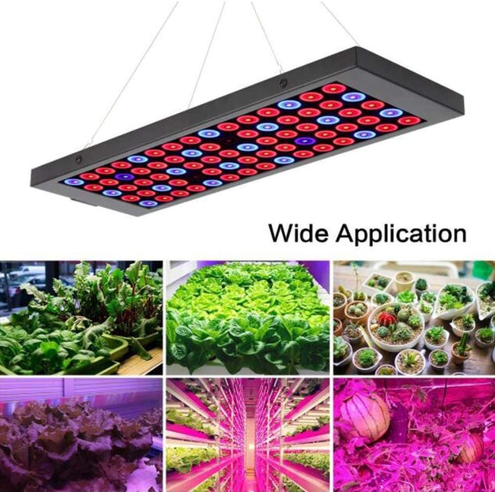 QAFOO 40W plant lamp full spectrum ultra-thin grow aquarium light greenhouse planting fruit and vegetable gardening potted flower 33.8 * 11 * 1.6cm