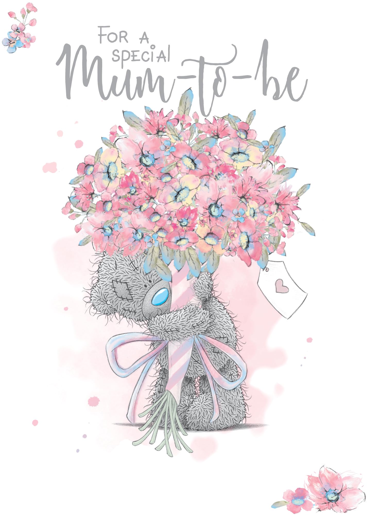 Me to You Tatty Teddy Greetings Card - Mum To Be, White,ASS01069