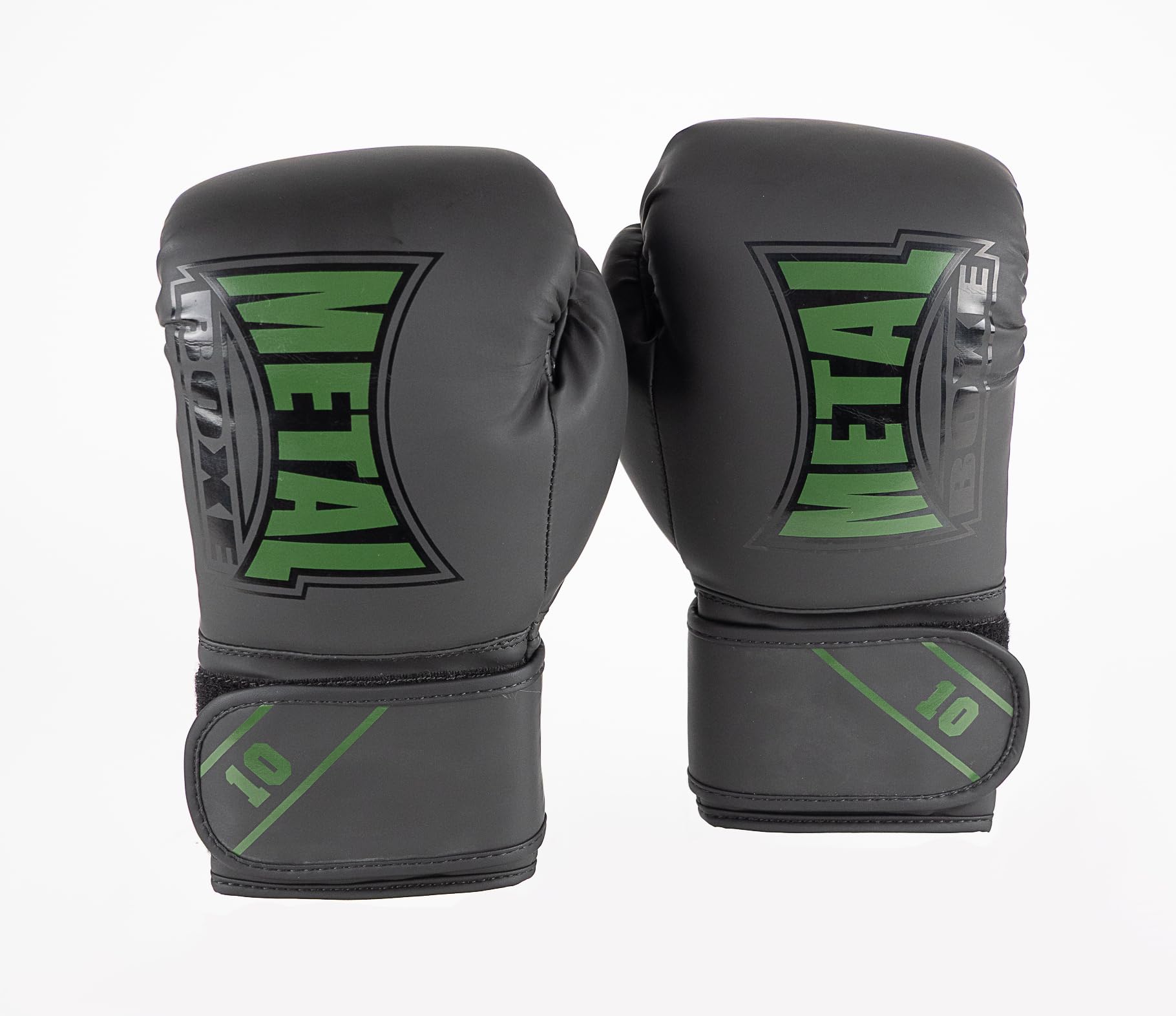 METAL BOXE Boxing Gloves Training Starter Black/Khaki 08 oz