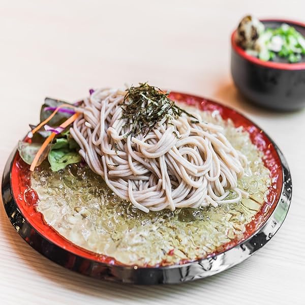 HETHSTIA RICE RAMEN ORGANIC BROWN RICE AND BUCKWHEAT NOODLES, GLUTEN-FREE BUCKWHEAT RAMEN, WHOLE GRAIN RICE RAMEN PASTA, NON-GMO AND KOSHER, 8 PACKS SOBA RAMEN NOODLES BABY HEALTHY DIET (19.8 OZ)