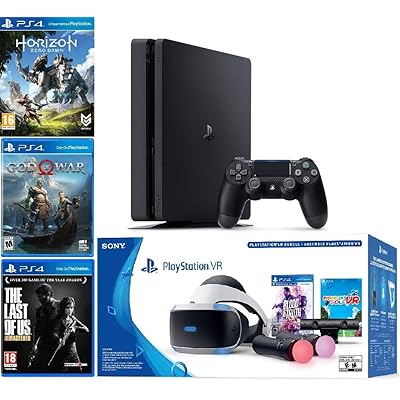 Buy 19 Playstation 4 Slim Ps4 1tb Console Playstation Vr Headset Playstation Camera Playstation Vr Move Controllers 5 Games Bundle Online In Uae B0bf7yx4