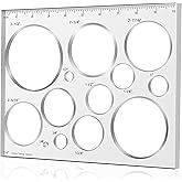 Monliful 10 * 7.9 inches 13 in 1 Router Jig Kit for Woodworking - Bowtie, Circle Inlay &amp; Decorative Templates