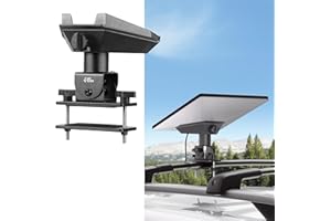 JOYTUTUS Starlink Mini Roof Rack Mount Adjustable Angle Starlink Mini Car Mount for Roof Bars Starlink Mini Accessories, Black