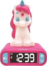 LEXIBOOK Unicorn Nightlight Alarm Clock Pink RL800UNI