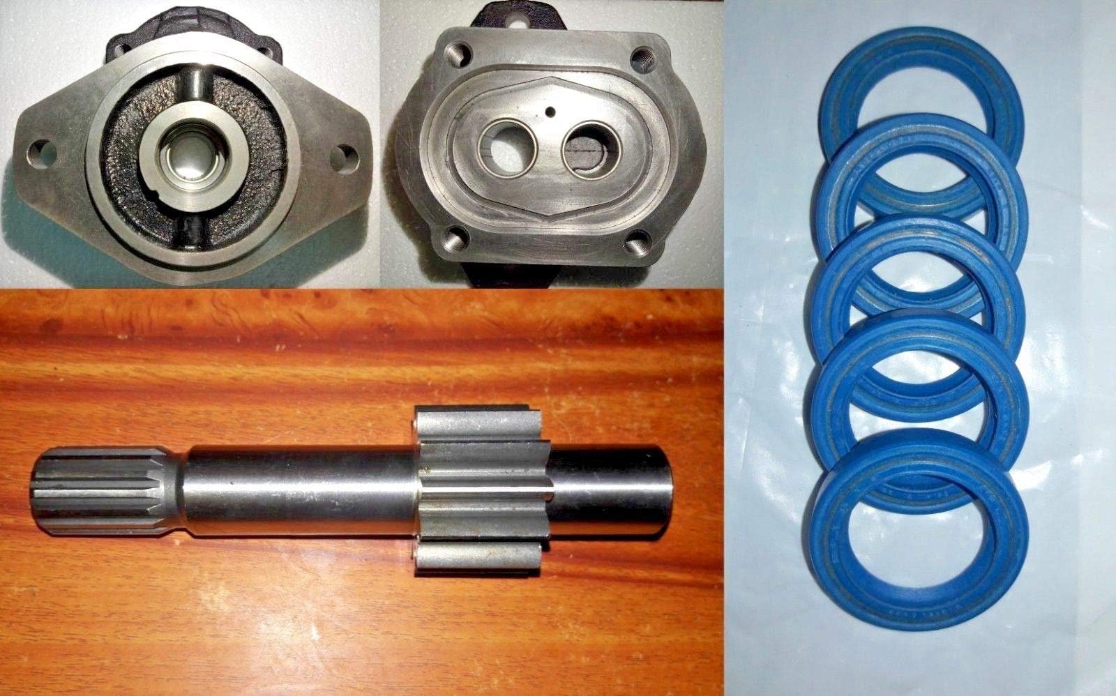 JCB PARTS Mounting Flange & Main Gear - Parker Hydraulic Pump Part No 20/912800