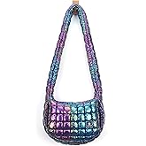 DOYOGI Puffy Tote Bag Lightweight Padding Hobo Bag Dazzling Shoulder Bag Soft Crossbody Bags Quilted Tote Bag