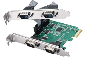 MZHOU PCI-Express PCIe Expansion Card - 1X Serial COM interfaces - COM Port RS232 Interface - Adapter Converter Card, RS-232 