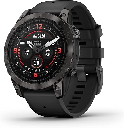 Garmin epix Pro Gen 2 Sapphire 47mm Smartwatch Advanced Training LED Flashlight