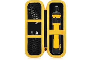 Cordless Screwdriver Storage Case, Hard EVA Shell Storage Case Electric Screwdriver for Workshop Construction Site Warehouse