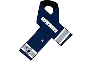 Littlearth NFL Dallas Cowboys Hero Jersey Scarf, Team Color, 60" Length x 7.5" Width
