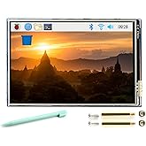 Waveshare 3.5" Resistive Touch Screen IPS LCD 480x320, XPT2046 Controller, Compatible with Raspberry Pi 5/4B/3B+/3B/2B/A+/B+/Zero W/Zero 2W