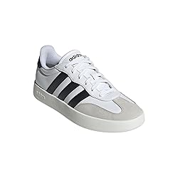 adidas Mens Barreda Sportswear, White/Black/Grey, 13