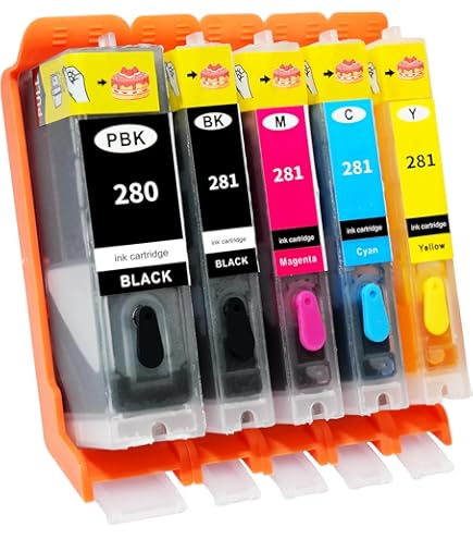 Hg 1X PGI-280 CLI-281 Cartuccia D'inchiostro Ricaricabile Per Canon Pixma Tr7520 Tr8520 Ts6120 Ts9120 Ts6220 Ts9521c Ts9520 Ts6320 280 281 Inchiostro - Foto 3