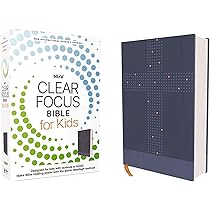 NIrV, Clear Focus Bible, Hardcover, Charcoal/Blue: Read more of