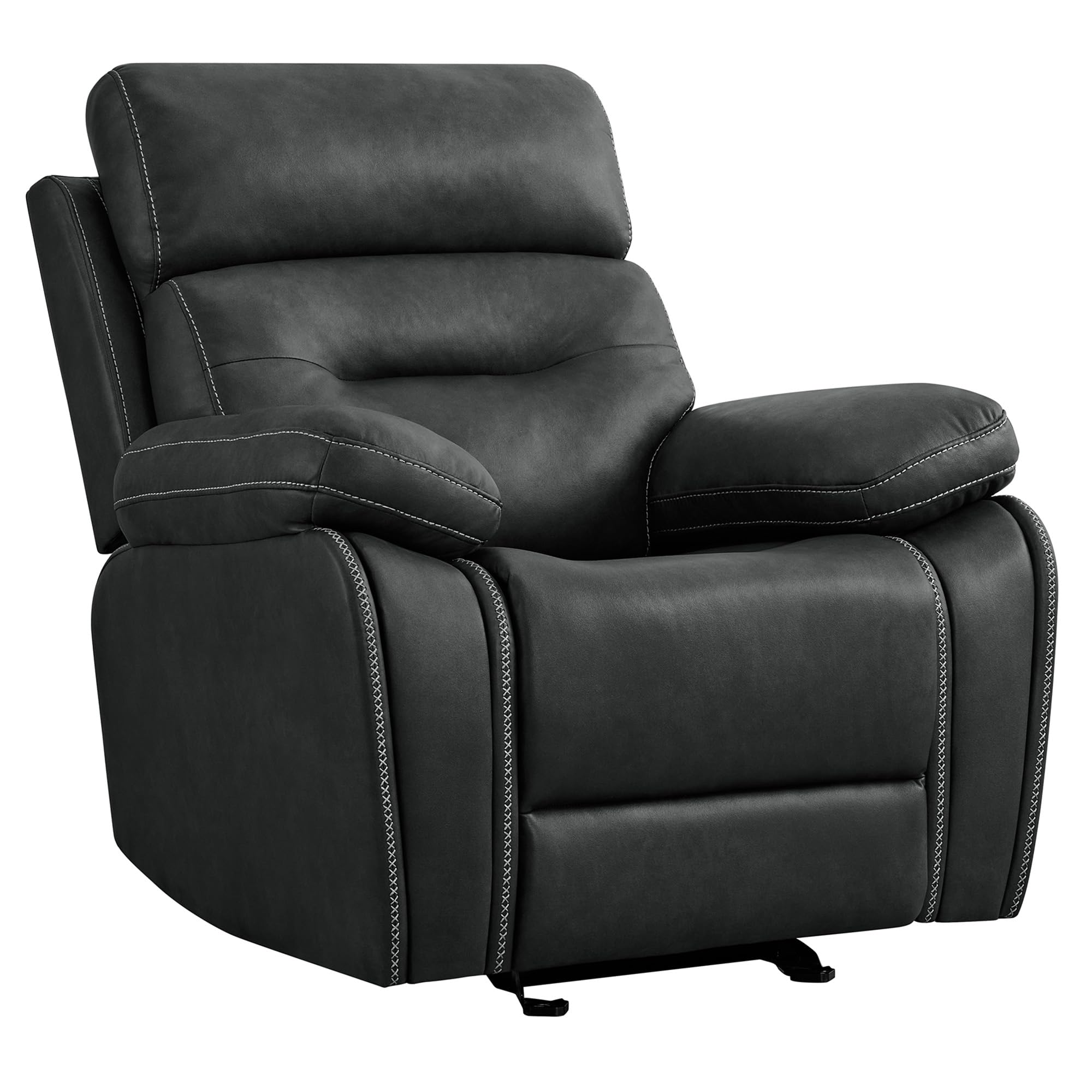 Photo 1 of *PARTIAL SET*
KISLOT Leather Recliner Chair Manual Sofa Rocker for Adults with Overstuffed Arm for Living Room Bedroom Home Theater Seating