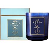 TOCCA Montauk 10oz Candle - Sea Salt &amp; Cucumber Scented | Hand Poured Soy-Wax Blend with 100% Cotton Wick, 60 Hour Burn Time