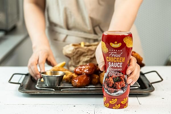 DELIEF KOREAN FRIED CHICKEN SAUCE, SWEET AND SPICY, 13.40OZ (380G)