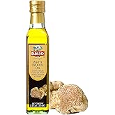 BASSO 1904 White Truffle Infused Oil, 8.5 fl oz (250ml) – Premium Italian Gourmet Truffle Olive Oil, Non-GMO, Cold-Pressed, Perfect for Pasta, Steak, Salads & Pizza