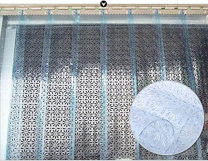 xiao cortina de pvc transparente calor