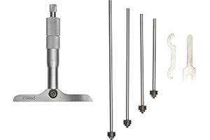 Fowler 52-225-114-0, Vernier Depth Micrometer with 0-4" Measuring Range