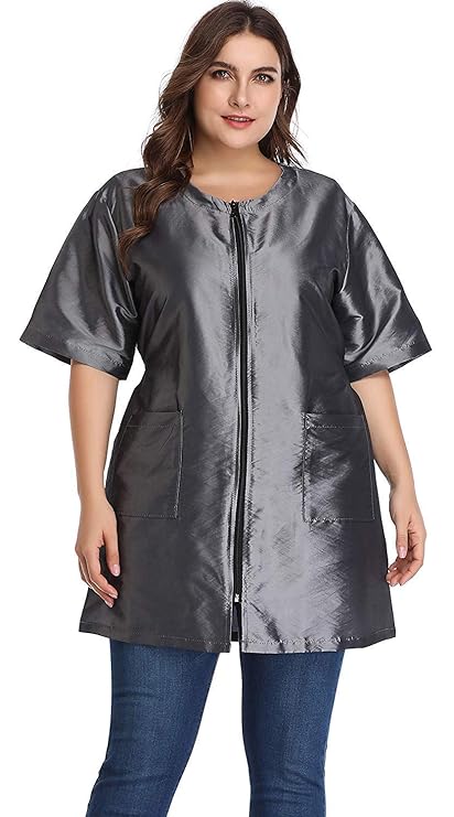 Hair Stylist Grooming Smocks For Women Barber Apron Jacket Vest