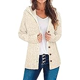 Bosmeer Cardigan Sweaters for Women Button Essentials Hoodies Long Sleeve Tops Business Casual Outfits Fashion Clothes 2025