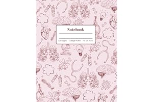 Composition Notebook College Ruled: Science, Medicine, Anatomy Cover Design | Lined Journal for School, College, Office and W