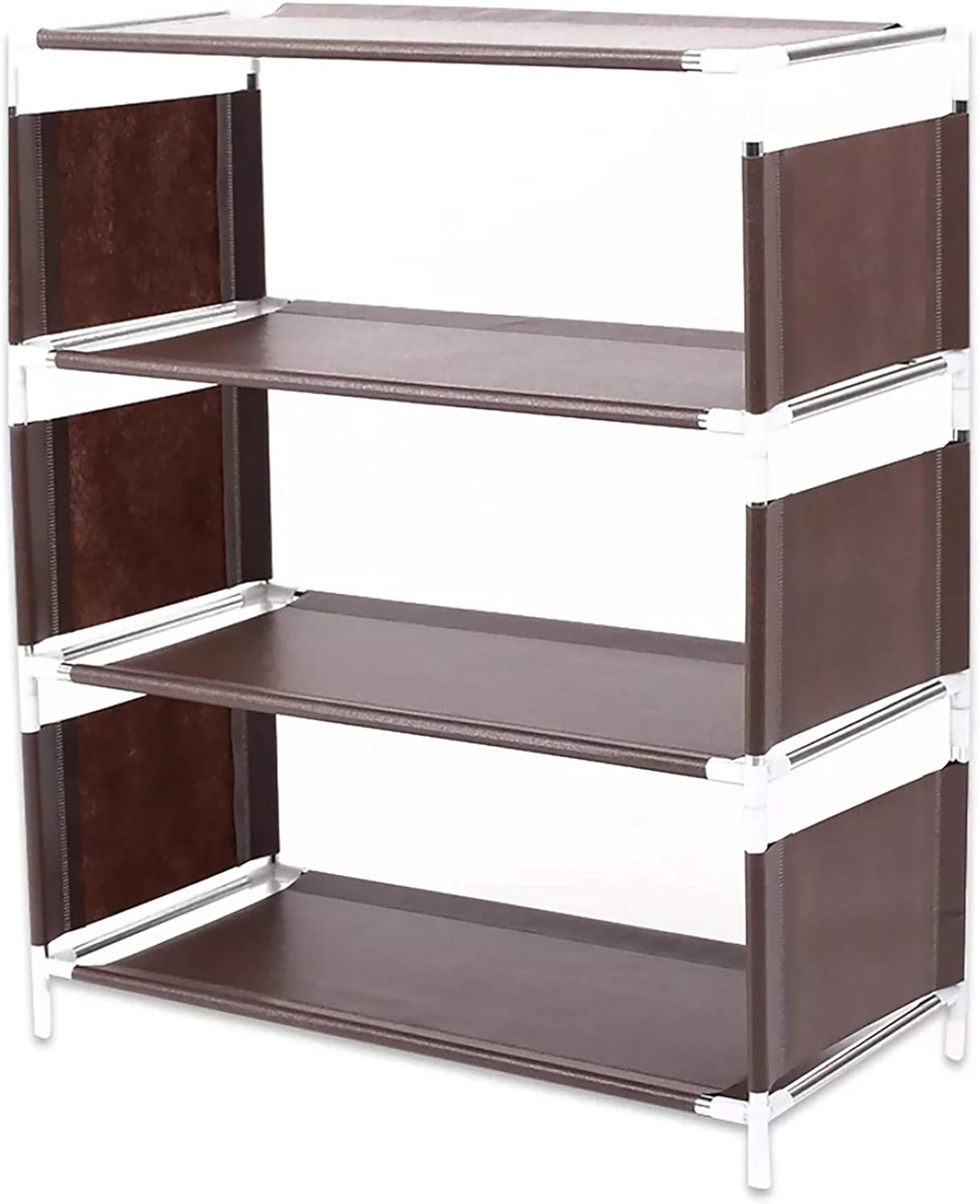 free standing shoe rack on Free Standing Shoe Racks Blue Double A Iron Shoe Rack Storage Organizer 4 Tier Stackable Free Standing Shoe Shelf Storage Organization