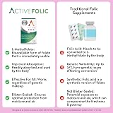 Solvotrin Active Folic 400 mcg L-Methylfolate 60 Capsules Vegan view 6
