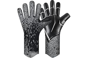 QUICARD Soccer Goalkeeper Gloves, Ultimate Grip Football Goalie Gloves with Size 6/7/8/9/10, Strong Receiver, American Football for Men, Boys, Youth, Adult, Kids and Small Hands