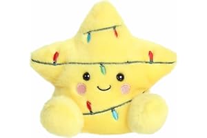 Aurora® Festive Palm Pals™ Navi Star Topper™ Stuffed Animal - Fun Collectible Plush for Kids and Adult Collectors - Perfect for Holiday Decorations or Gifts - Yellow 5 Inches