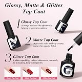 Phoenixy Gel Nail Kit 72 Effects 24 Colours UV Lamp Manicure Set Gift view 6
