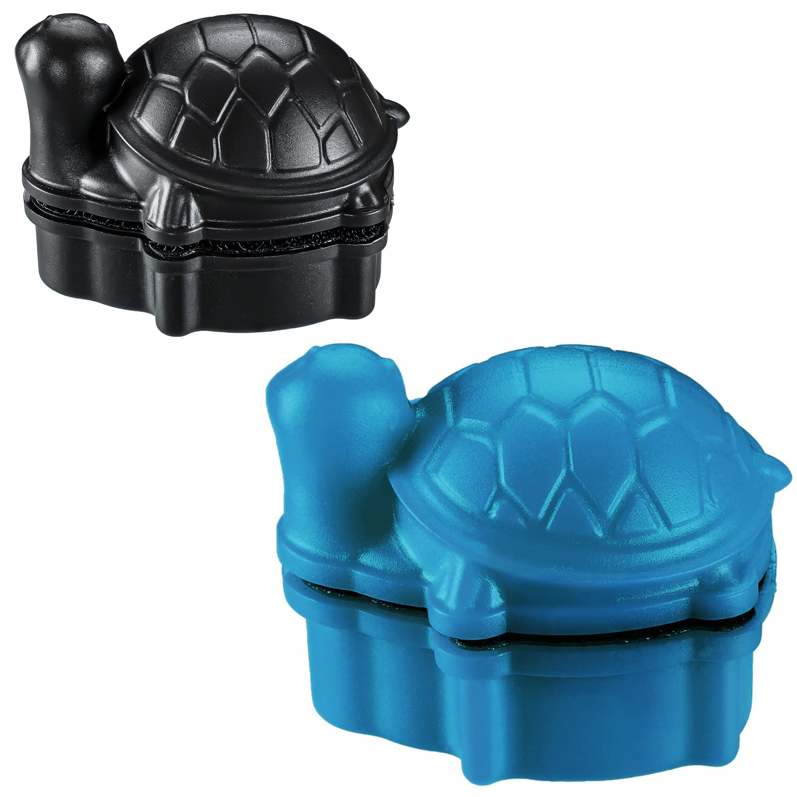 Photo 1 of 2 Pcs Algae Cleaning Scrapers Aquarium Tank Glass Brush Small Aquarium Magnet Cleaner Fish Tank Algae Cleaner Magnetic Cistern Glass Detergent for Fish Urn Detergent(Tortoise,Blue, Coffee Black)