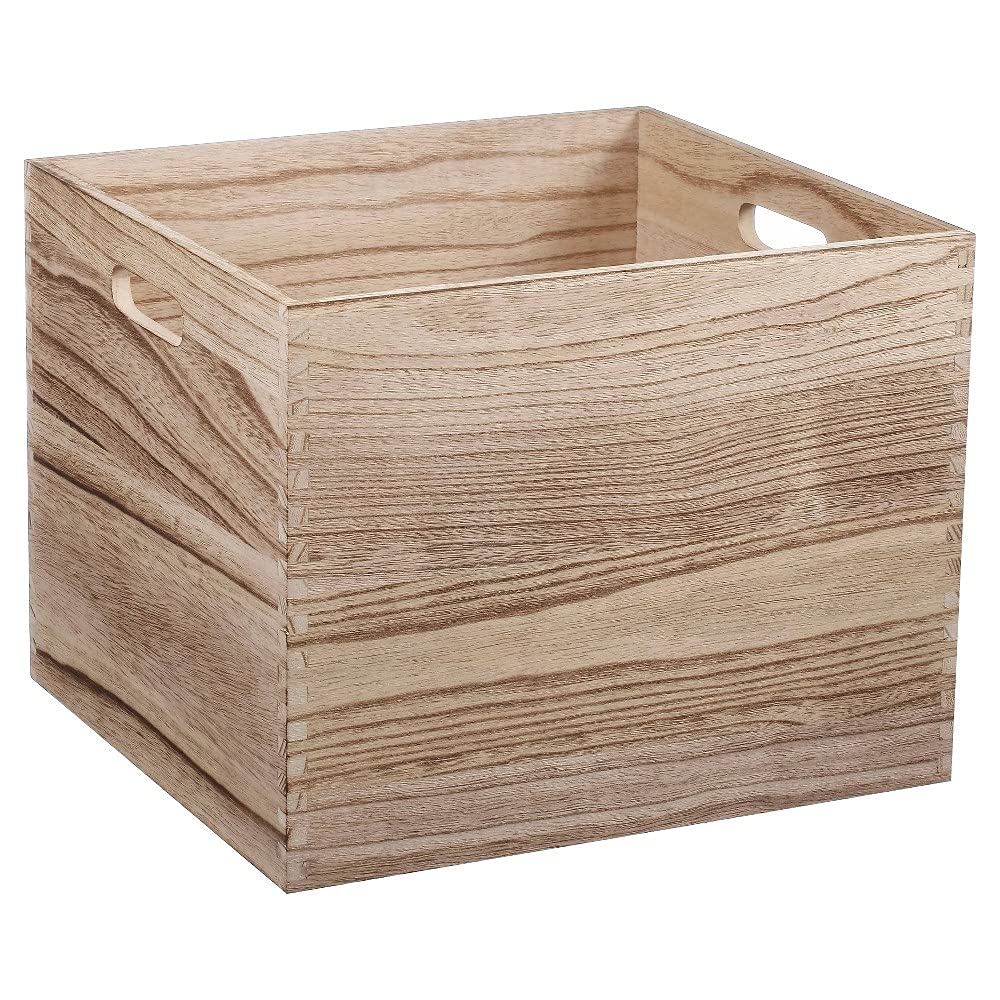 Photo 1 of Circo Large Wood Milk Crate - Natural