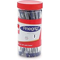 Cello Finegrip Ball Pen - 25 pens Jar (Blue)