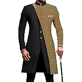 African Suits for Men Slim Fit Single Breasted Print Blazer and Pants Set Business Dress Suit
