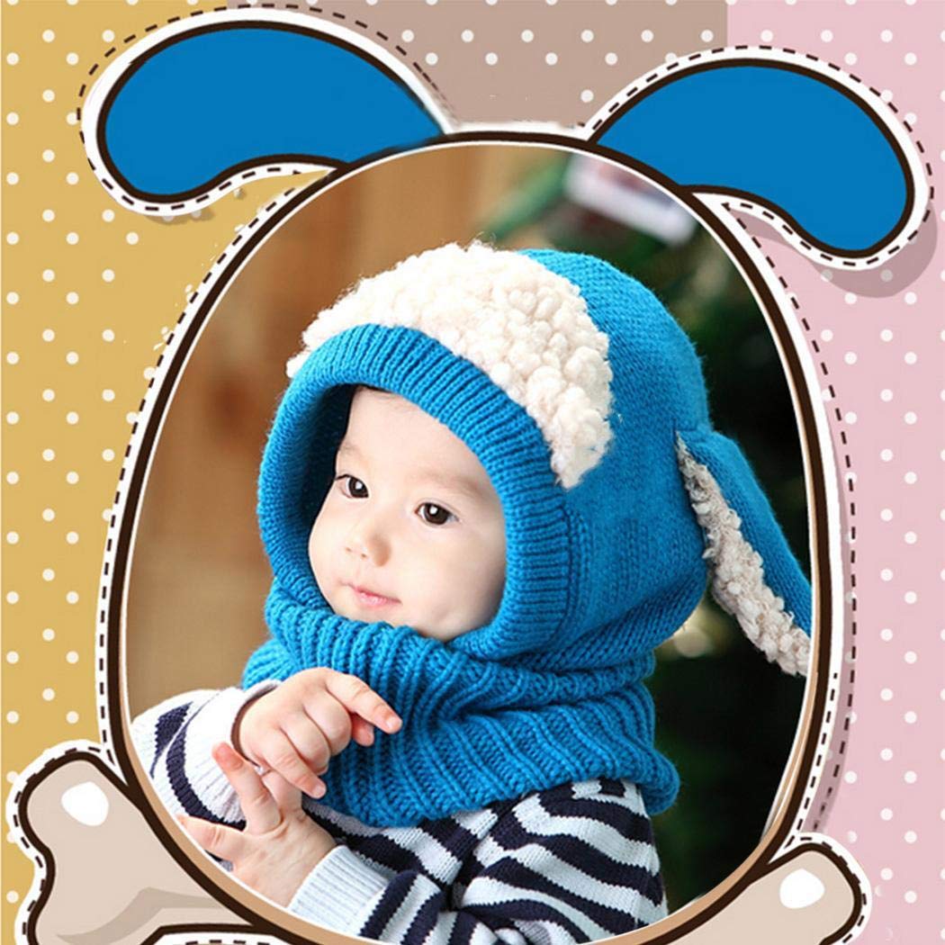 pairris Cappellino Berretti a Cappuccio con Cappuccio Lavorato a Maglia con Cappuccio Lavorato a Maglia per Bambini Cappelli e Cappellini