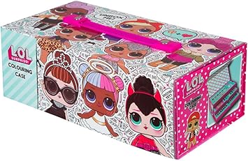L.O.L. Surprise! - Maletín de Pinturas con 52 Piezas, Rosa, 26 x 13 x 9 cm: Amazon.es: Juguetes y juegos