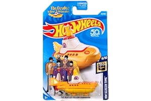 MATTEL Hot Wheels 2018 50th Anniversary HW Screen Time The Beatles Yellow Submarine 26/365