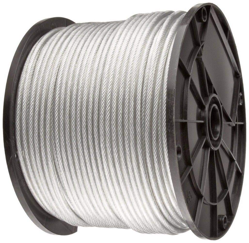 Seleq Clear Vinyl Coated Galvanized Steel 7x7 Strand Core Wire Rope ...