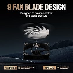 ASIAHORSE WD-001 Series 120mm Case Fan with