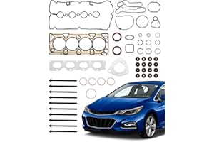 GLEDEWEN Engine Head Gasket Set 1.8 L, Compatible with 2011-2017 Chevy Sonic/Cruze L4 DOHC 16V, w/Head Bolts, MLS Headgasket, Valve Cover Gasket, O-Rings, Replace# HGS345, HS26516PT, HS54702A, HS26516PT-1